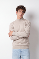 Men's Tomato Store Winter Fine Knit Pullover High Collar Design