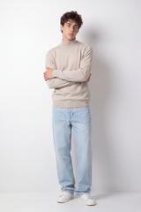 Men's Tomato Store Winter Fine Knit Pullover High Collar Design