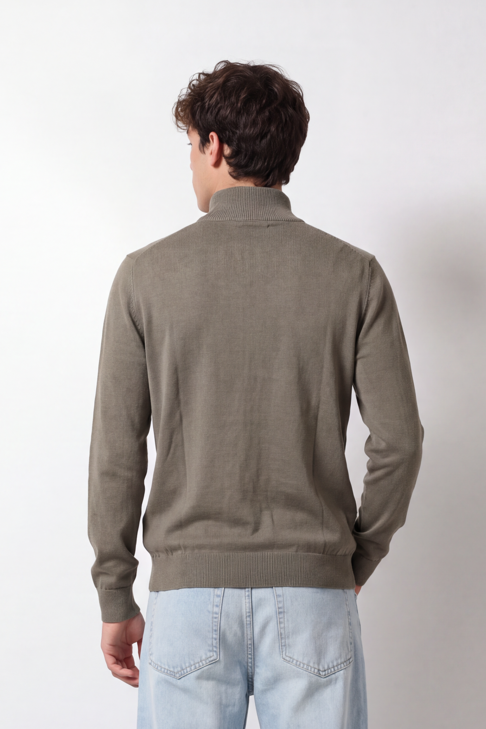 Men's Tomato Store Winter Fine Knit Pullover High Collar Design