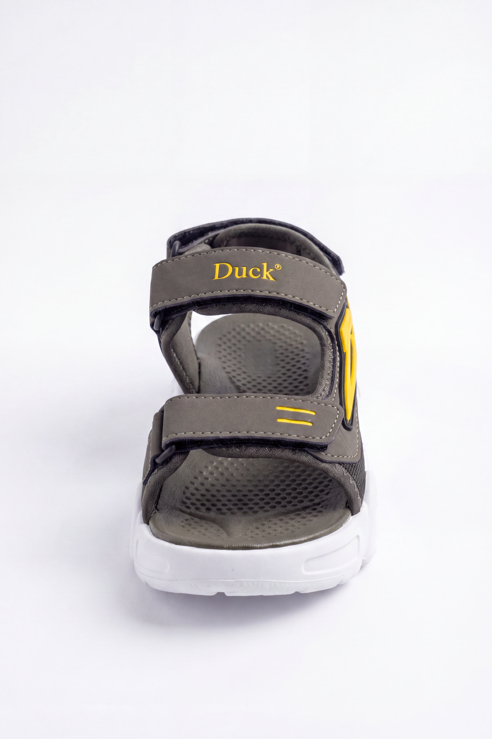 Boy's Tomato Store Turbo Strap Duck Sandals Textured Grip Footbed Bold Side Speed Graphic Adjustable Logo Straps