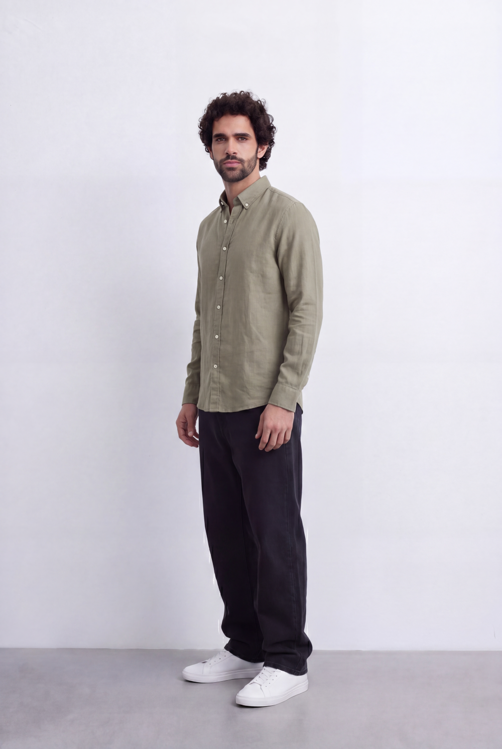 Men's Tomato Store Classic Linen Shirt Comfortable Regular Fit With A Clean Refined Look