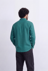 Men's Tomato Store Classic Linen Shirt Comfortable Regular Fit With A Clean Refined Look