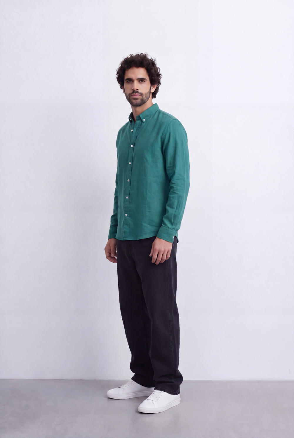 Men's Tomato Store Classic Linen Shirt Comfortable Regular Fit With A Clean Refined Look