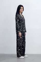 Women’s Tomato Store Floral Co Ord Set All Over Botanical Print Outfit Elegant Lounge Resort Wear Look