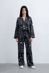 Women’s Tomato Store Floral Co Ord Set All Over Botanical Print Outfit Elegant Lounge Resort Wear Look