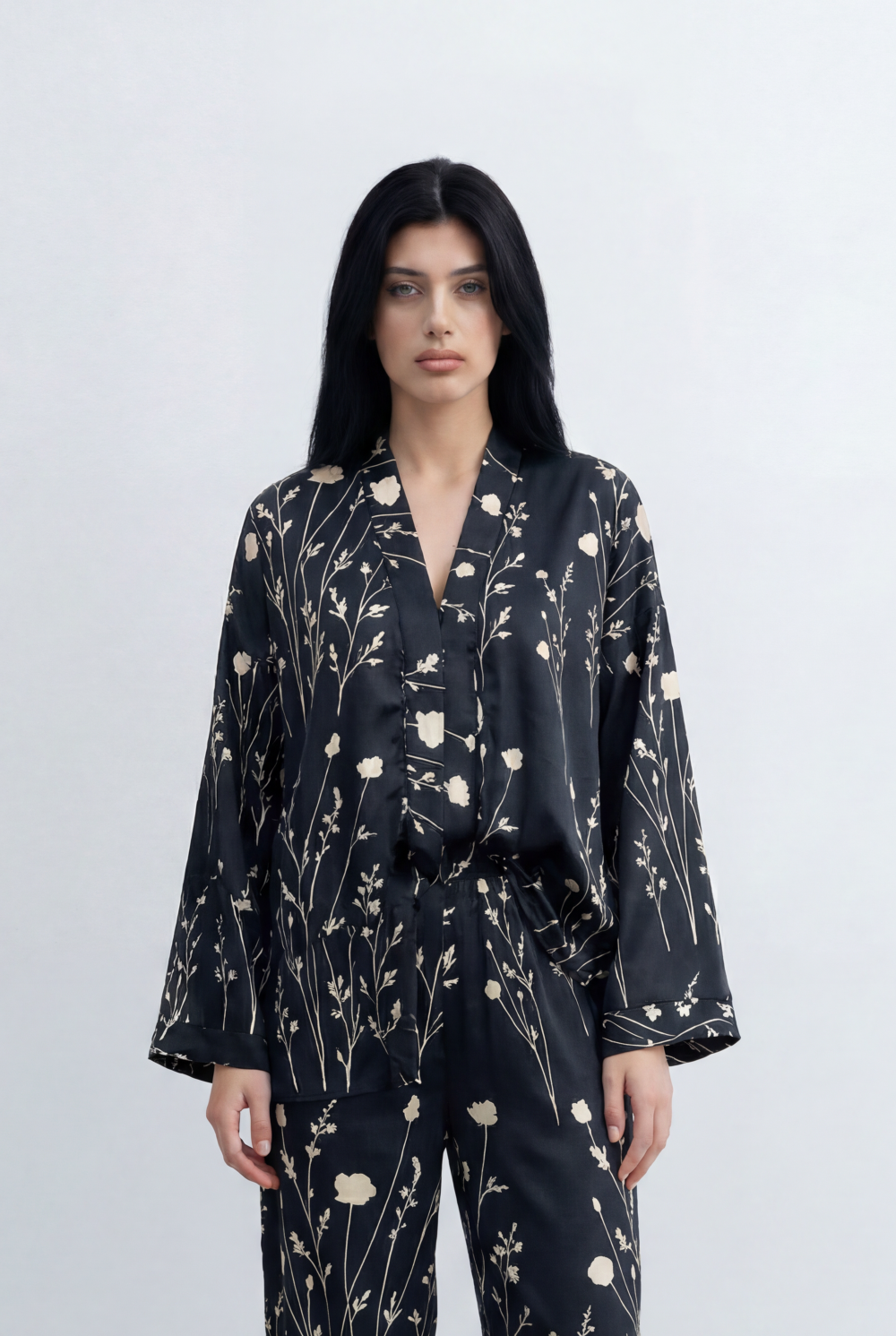Women’s Tomato Store Floral Co Ord Set All Over Botanical Print Outfit Elegant Lounge Resort Wear Look
