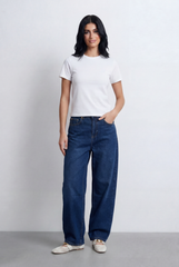 Women’s Tomato Store Relaxed Wide Leg Denim Deep Indigo Wash jeans Pants
