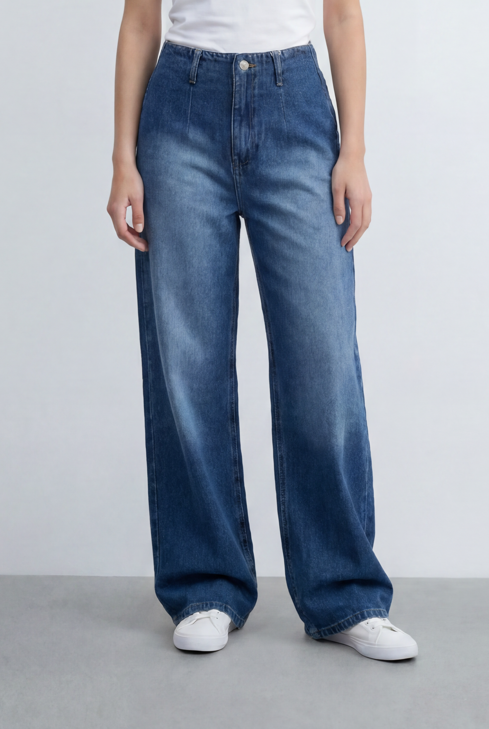 Women’s Tomato Store Straight Leg Denim Clean Washed Look Jeans Pants