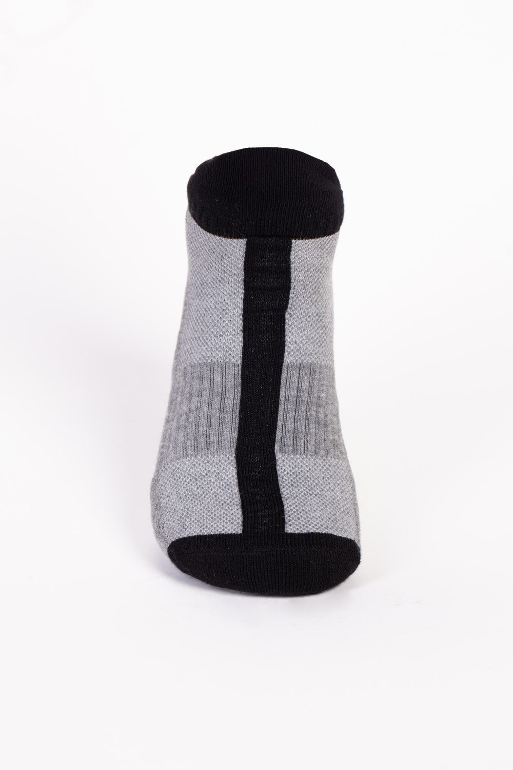 Men's Low-Cut With Sleek Two-Tone Design Breathable Ribbed Band Support Comfy Socks