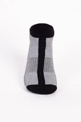 Men's Low-Cut With Sleek Two-Tone Design Breathable Ribbed Band Support Comfy Socks