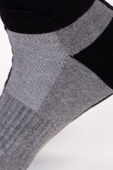 Men's Low-Cut With Sleek Two-Tone Design Breathable Ribbed Band Support Comfy Socks