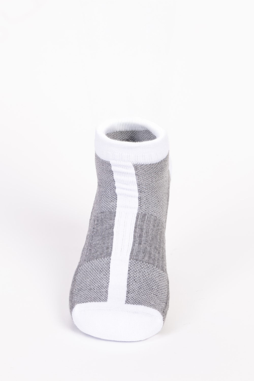 Men's Low-Cut With Sleek Two-Tone Design Breathable Ribbed Band Support Comfy Socks