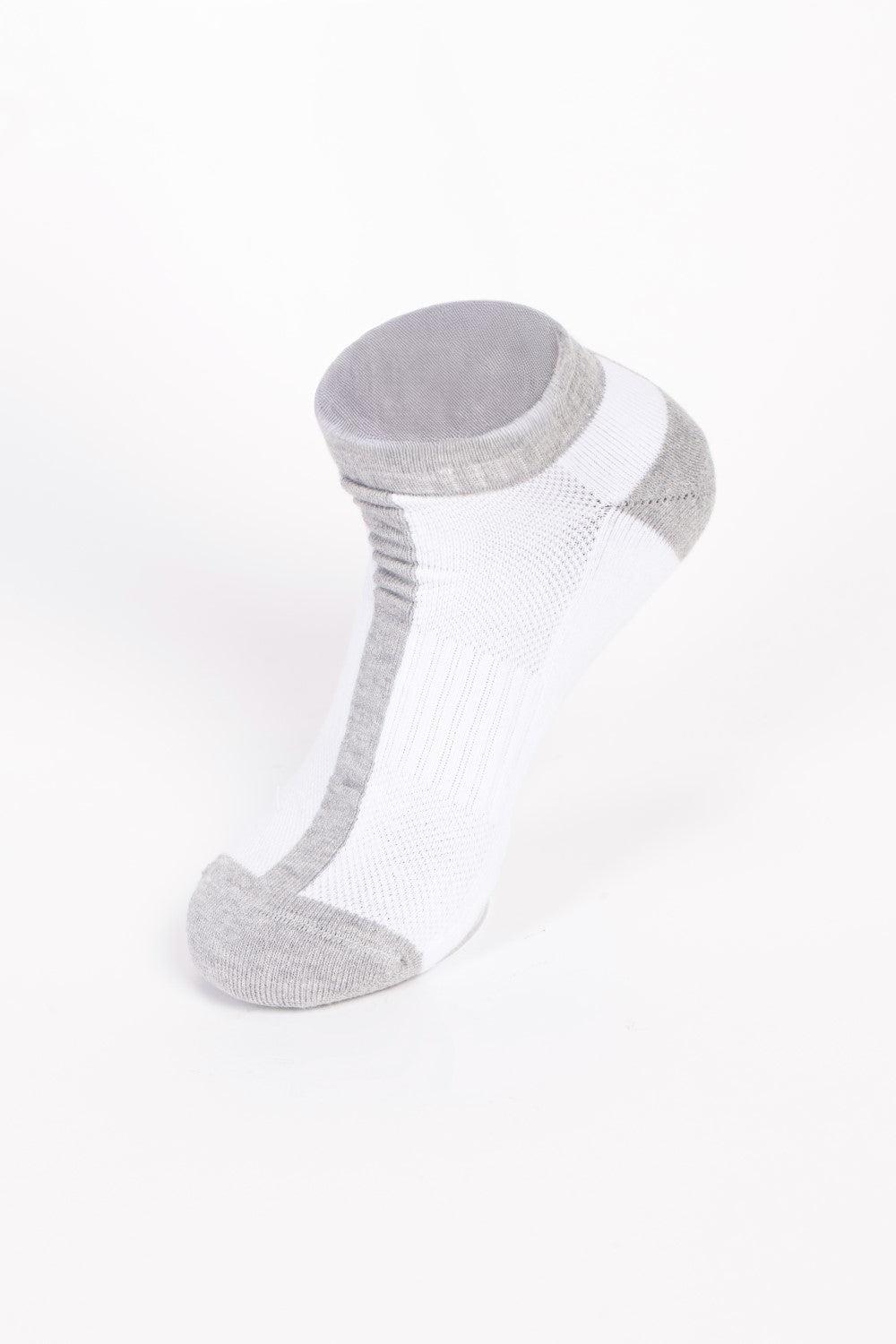 Men's Low-Cut With Sleek Two-Tone Design Breathable Ribbed Band Support Comfy Socks