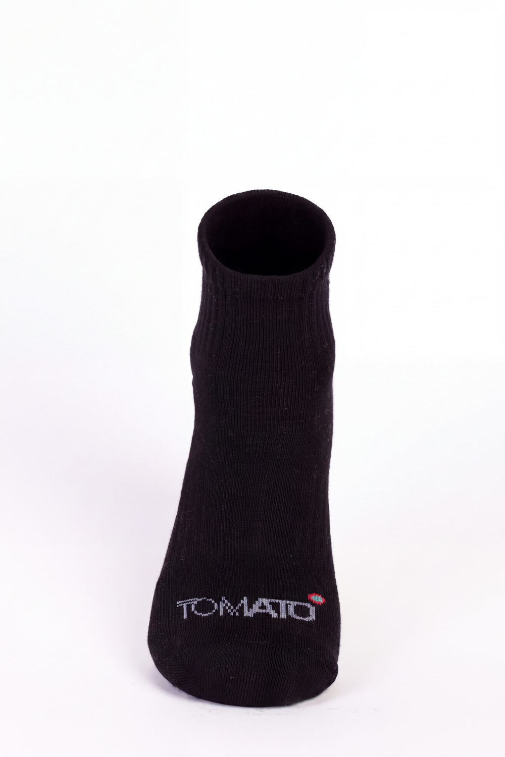 Men's Tomato Store Ribbed Ankle Socks Tomato Logo Detail Soft Stretch