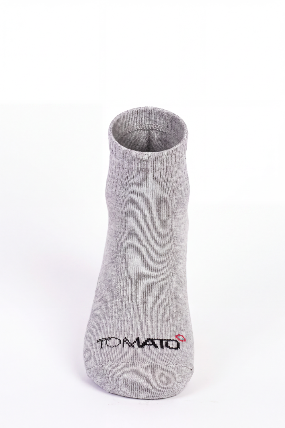Men's Tomato Store Ribbed Ankle Socks Tomato Logo Detail Soft Stretch