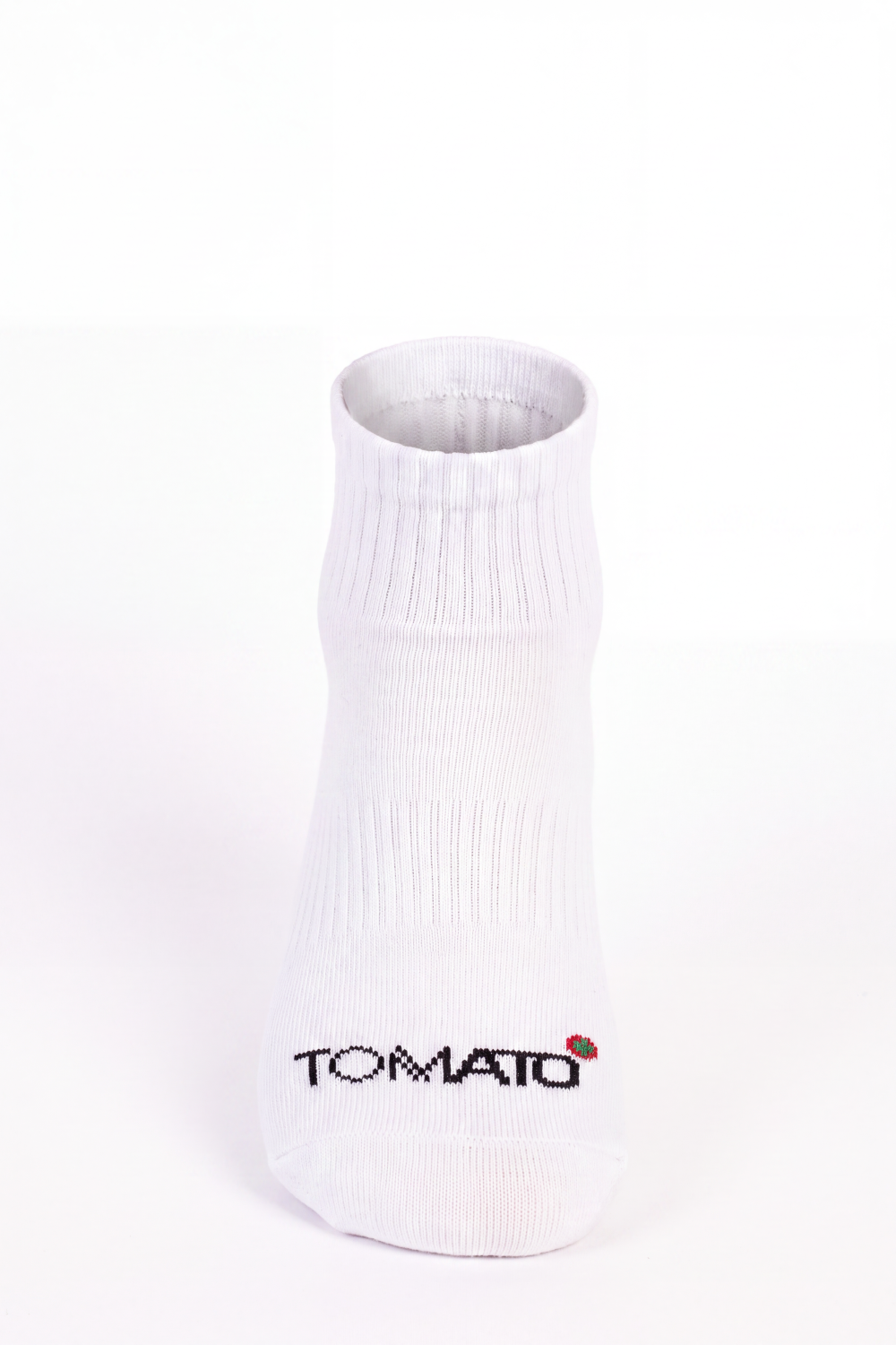Men's Tomato Store Ribbed Ankle Socks Tomato Logo Detail Soft Stretch