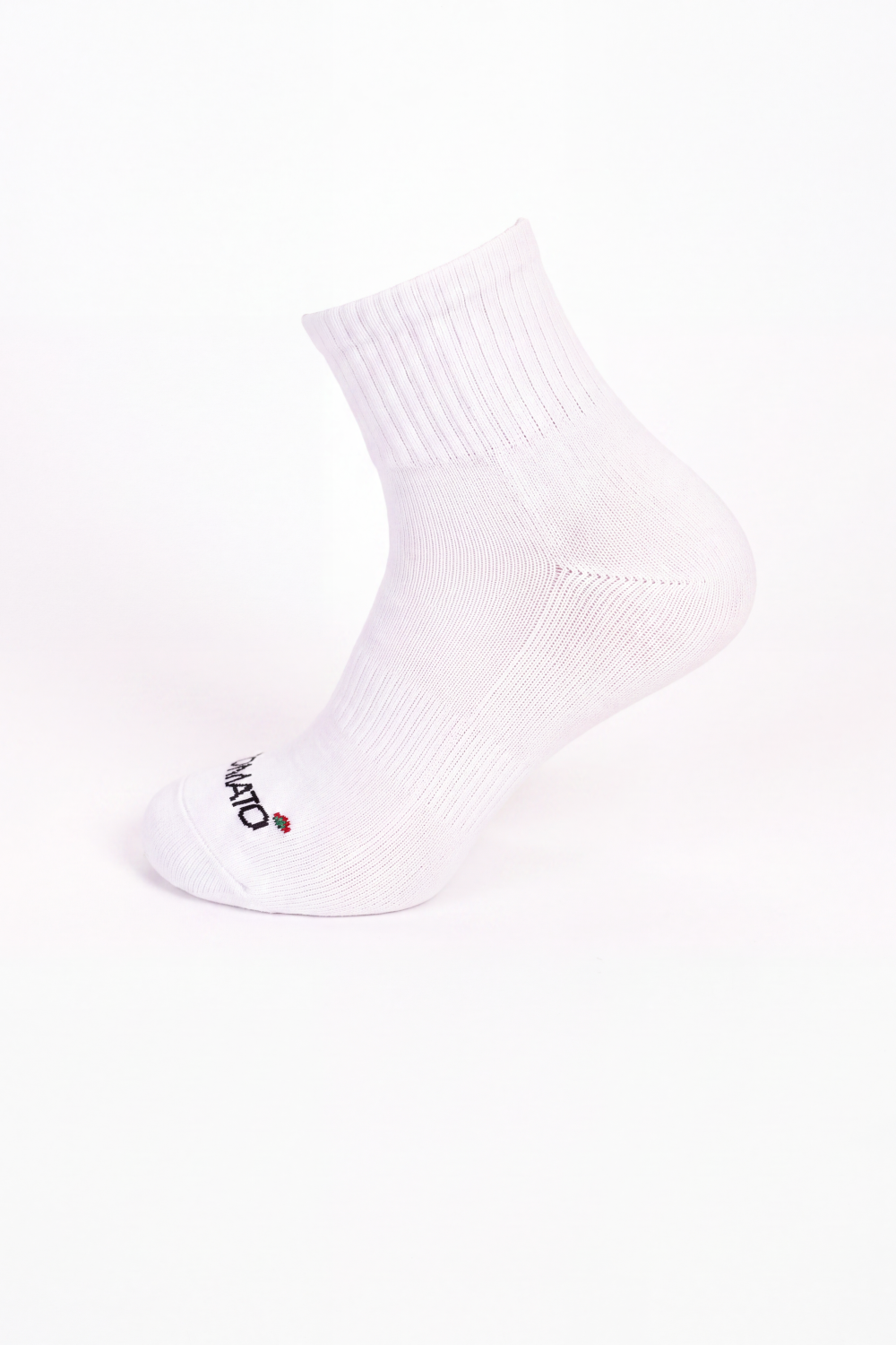 Men's Tomato Store Ribbed Ankle Socks Tomato Logo Detail Soft Stretch