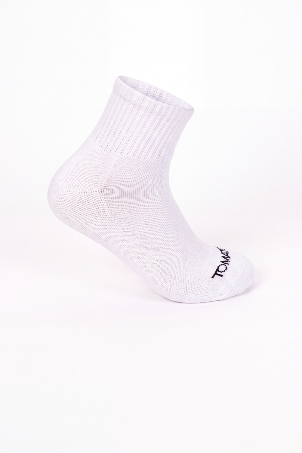 Men's Tomato Store Ribbed Ankle Socks Tomato Logo Detail Soft Stretch