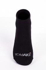 Men's Tomato Store Low-Cut Knit Socks Cushioned Ribbed Texture Tomato Toe Logo