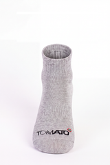 Men's Tomato Store Low-Cut Knit Socks Cushioned Ribbed Texture Tomato Toe Logo