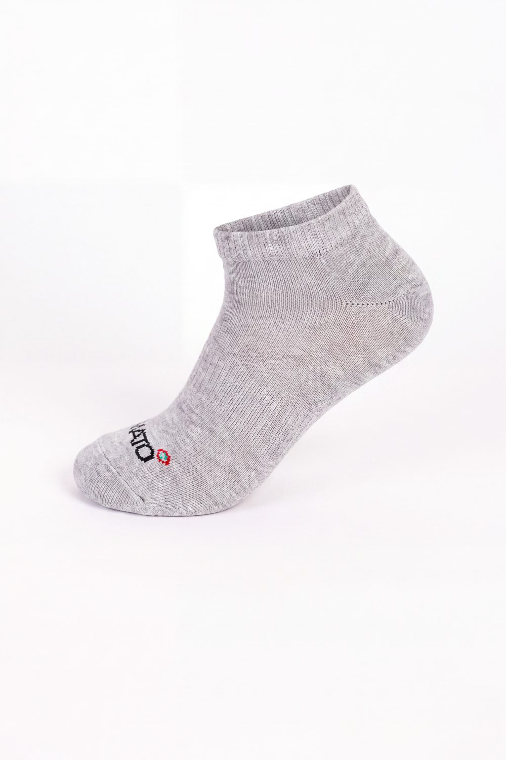 Men's Tomato Store Low-Cut Knit Socks Cushioned Ribbed Texture Tomato Toe Logo