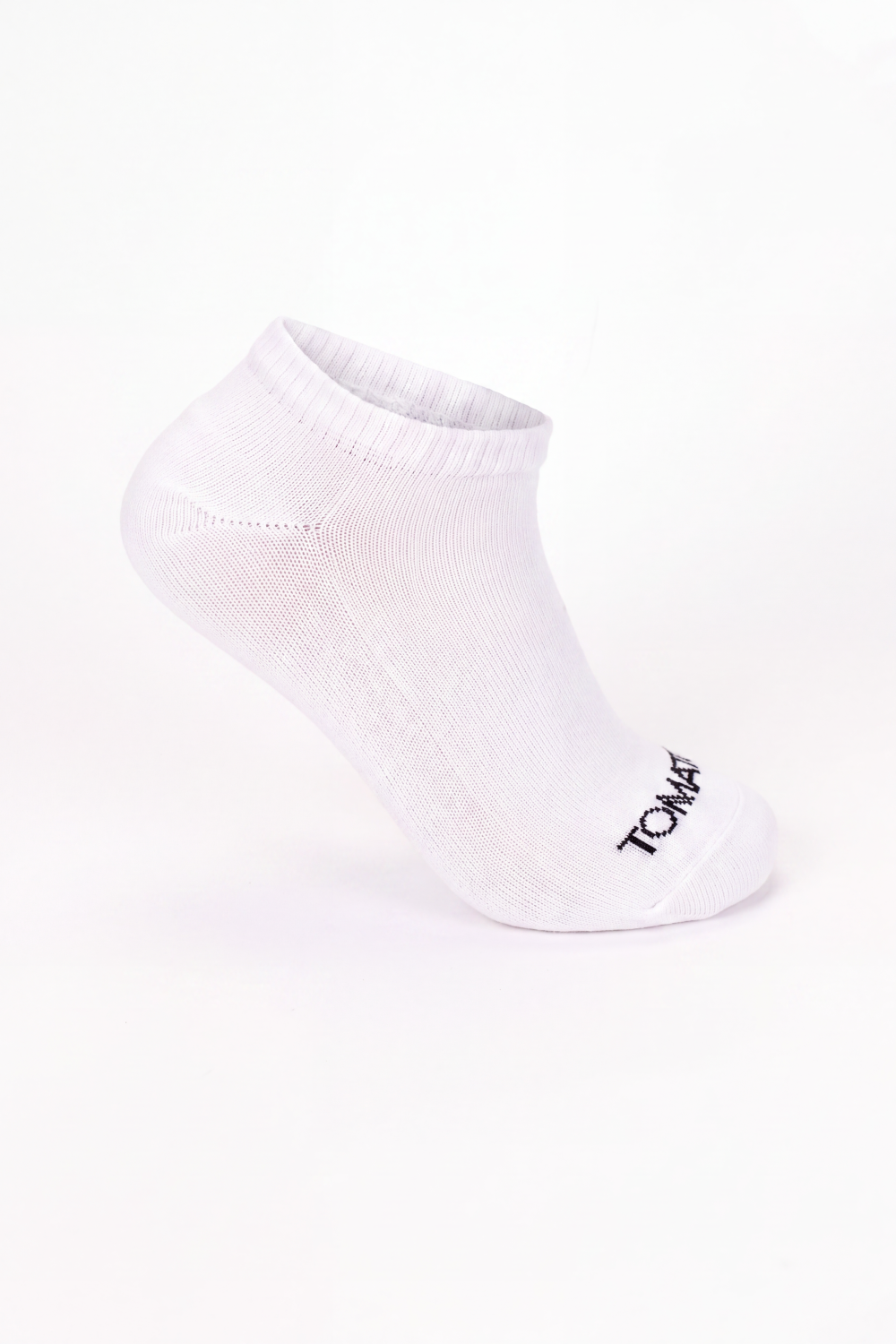 Men's Tomato Store Low-Cut Knit Socks Cushioned Ribbed Texture Tomato Toe Logo