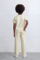 Boy's Tomato Store Matching Lounge Set Minimal Typography Print Slim Fit Outfit