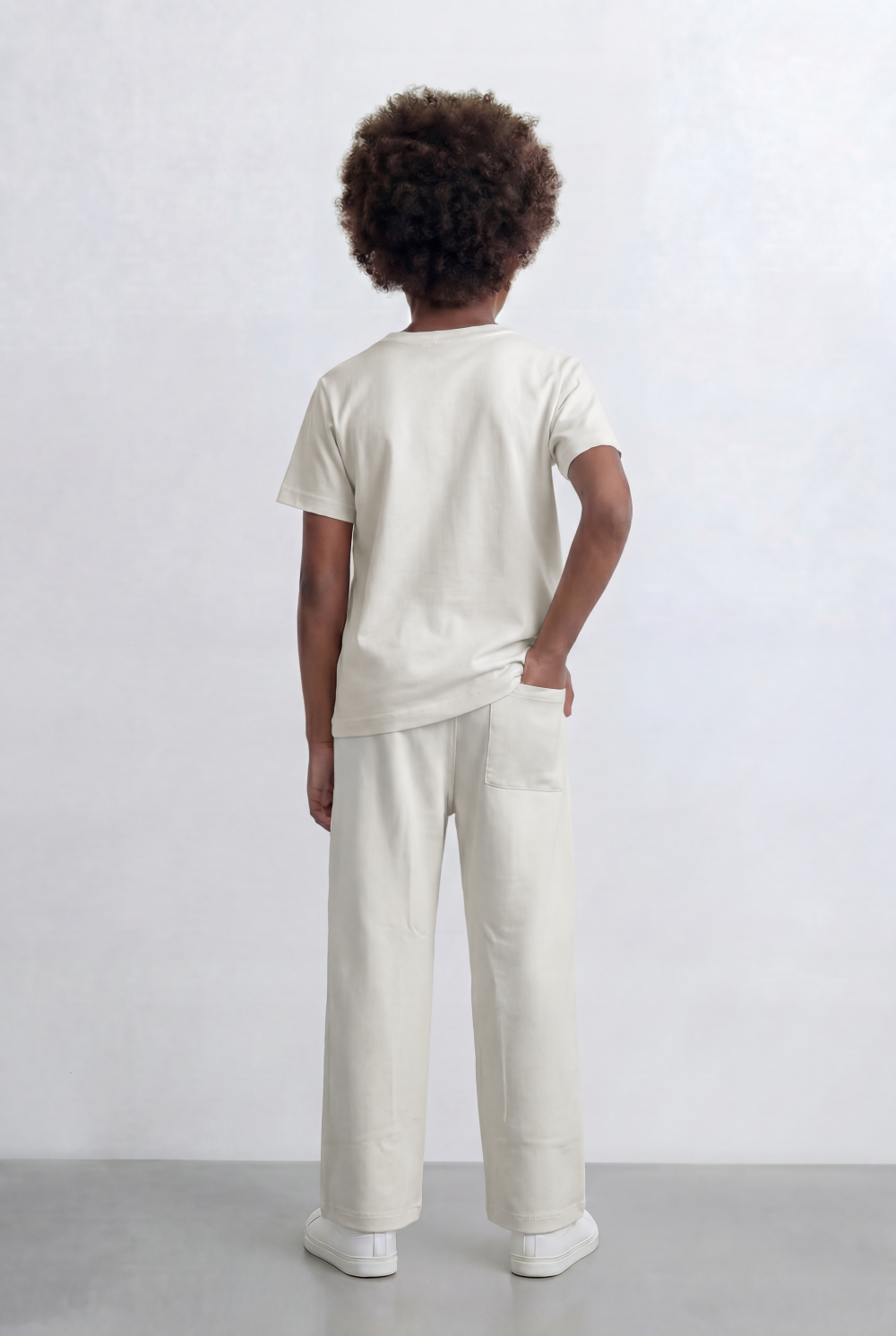 Boy's Tomato Store Monochrome Co-Ord Set Bold Front Graphic Slim Fit Outfit