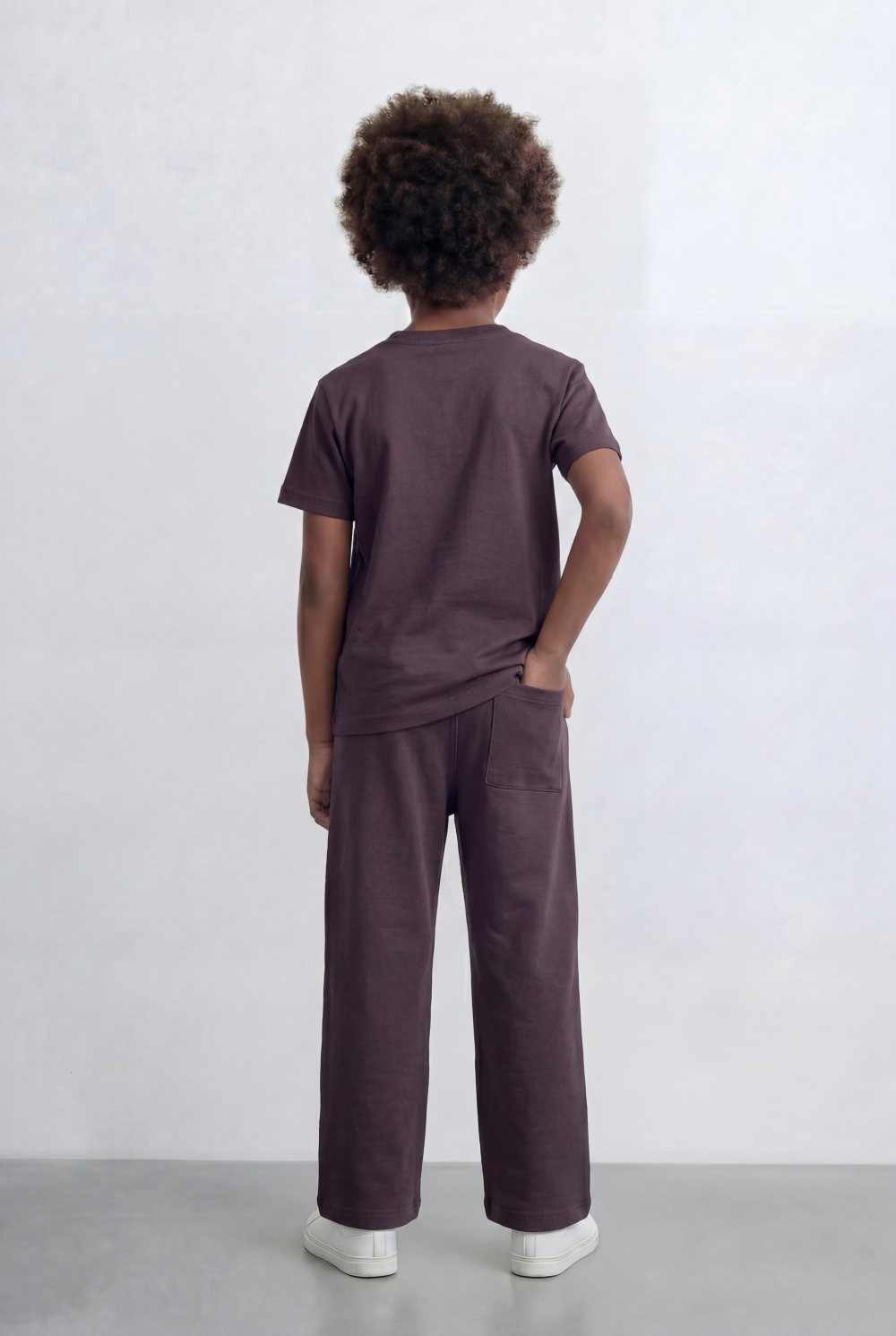 Boy's Tomato Store Minimal Co-Ord Set Motivational Front Typography Print Slim Fit Outfit