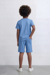 Boy's Tomato Store Smile Graphic Set Matching Slim Fit Outfit