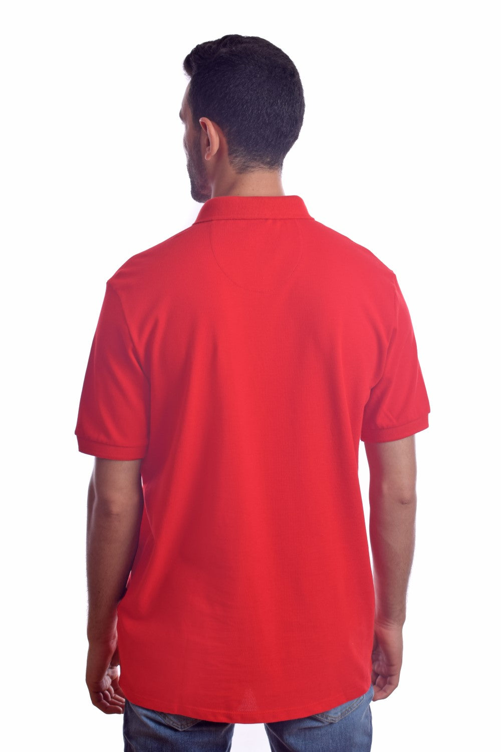 Men's Tomato Store Pique Polo Shirt Varsity Patchwork Graphics Flag Chest Detail Classic Collar