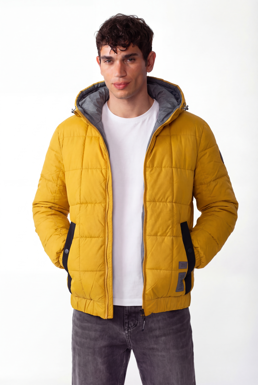 Men's Tomato Basic Long Sleeves Hooded Jacket