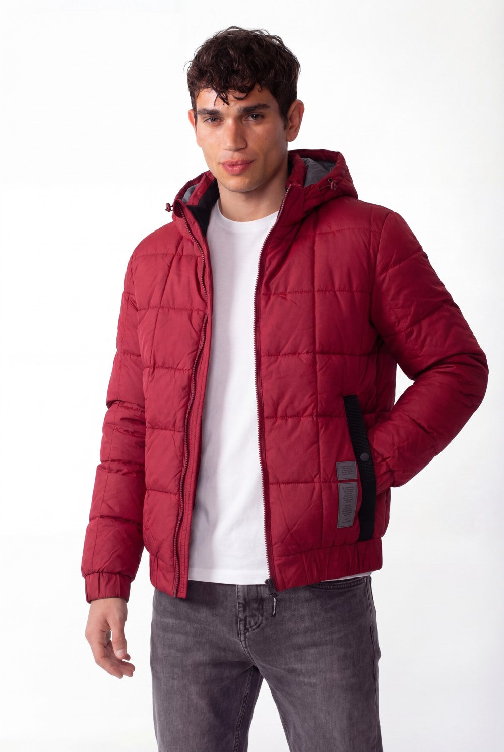 Men's Tomato Basic Long Sleeves Hooded Jacket