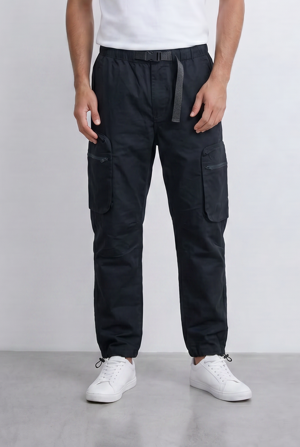 Men’s Tomato Store Sherwal Pants Utility Pocket Details Adjustable Belt Accent