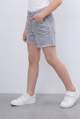 Girl’s Tomato Store Denim Shorts Classic Five Pocket Design Raw Frayed Hem Regular Fit