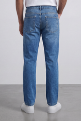 Men’s Tomato Store Used Denim Jeans Pants Belt Loops Button Closure Zip Fly Slim Fit