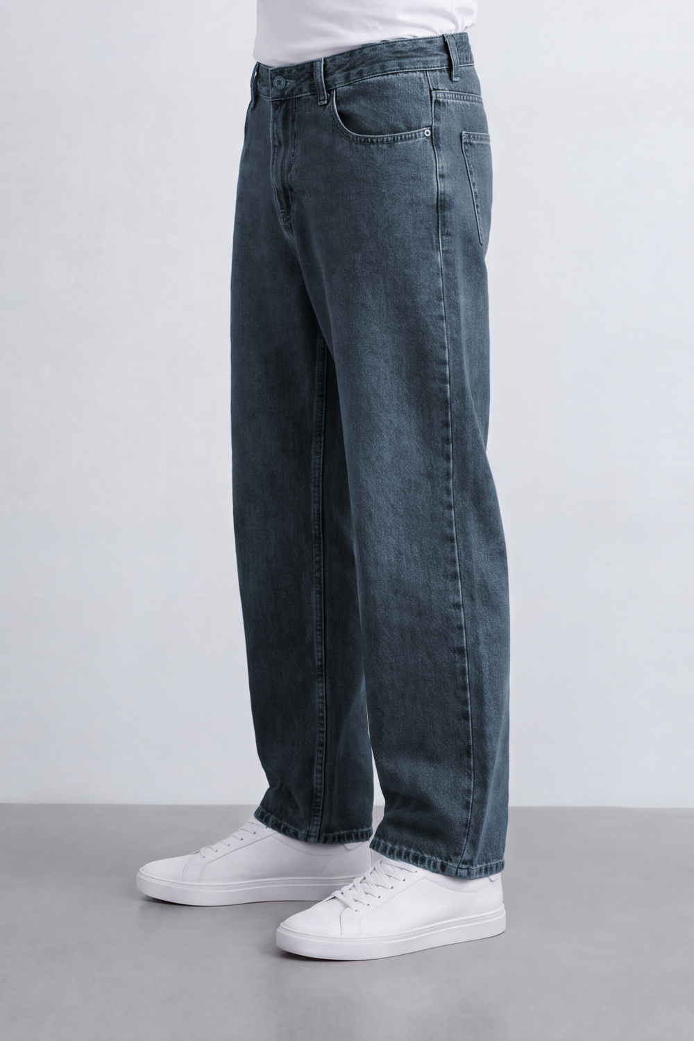 Men's Tomato Store Wide Leg Denim Jeans Pants With Five Pocket Styling