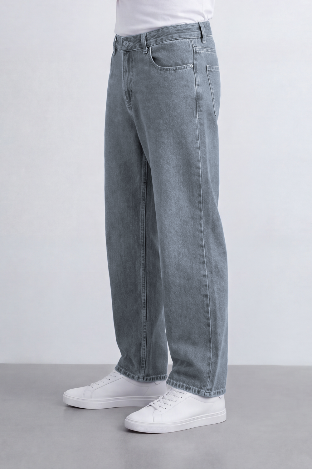 Men's Tomato Store Wide Leg Denim Jeans Pants With Five Pocket Styling
