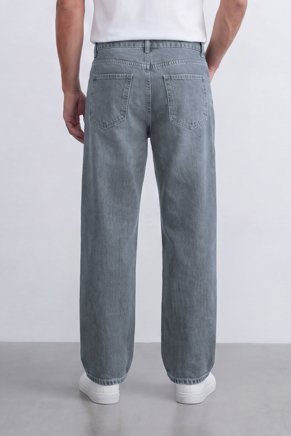Men's Tomato Store Wide Leg Denim Jeans Pants With Five Pocket Styling