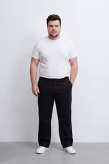 Men's Tomato Store Twill Pants Clean Tailored Waist Side Pocket Detail Big Size
