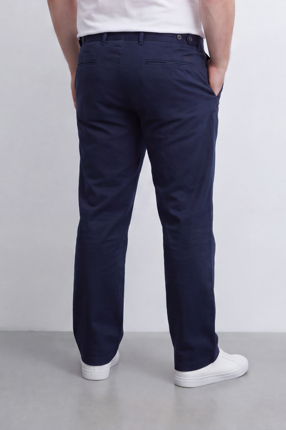 Men's Tomato Store Twill Pants Clean Tailored Waist Side Pocket Detail Big Size