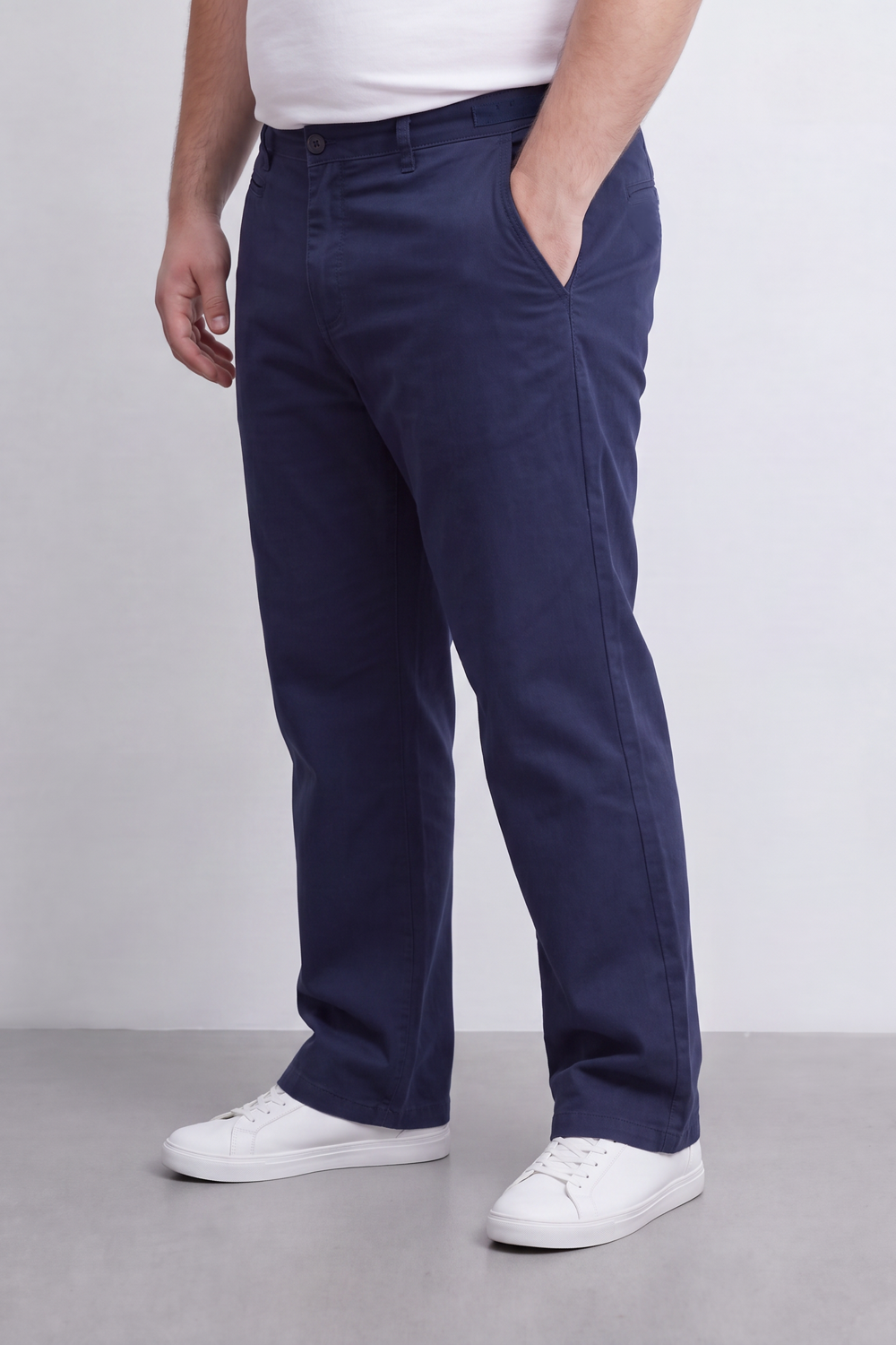 Men's Tomato Store Twill Pants Clean Tailored Waist Side Pocket Detail Big Size