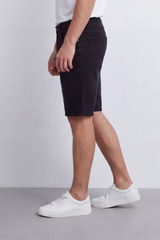 Men's Tomato Store Washed Used Denim Bermuda Shorts Classic Five-Pocket Detail Bigsize