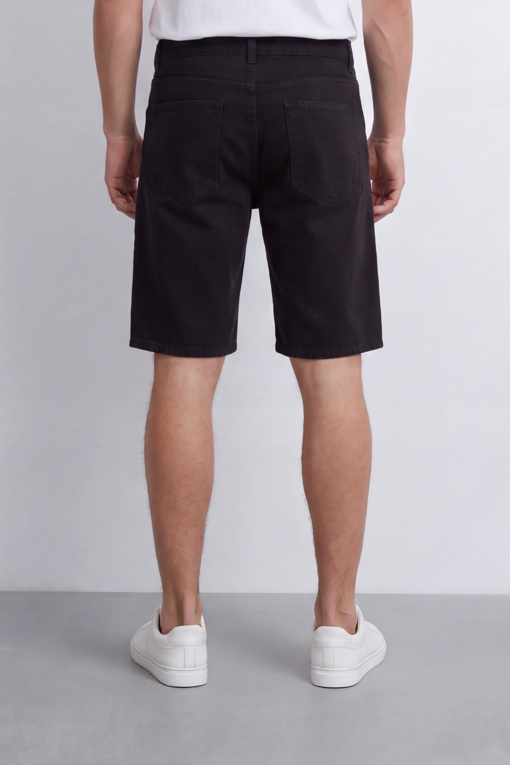 Men's Tomato Store Washed Used Denim Bermuda Shorts Classic Five-Pocket Detail Bigsize