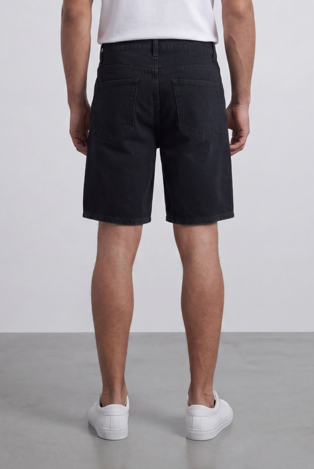 Men’s Tomato Store Weekend Used Denim Bermuda Shorts Build Belt Loops Knee Length Cut