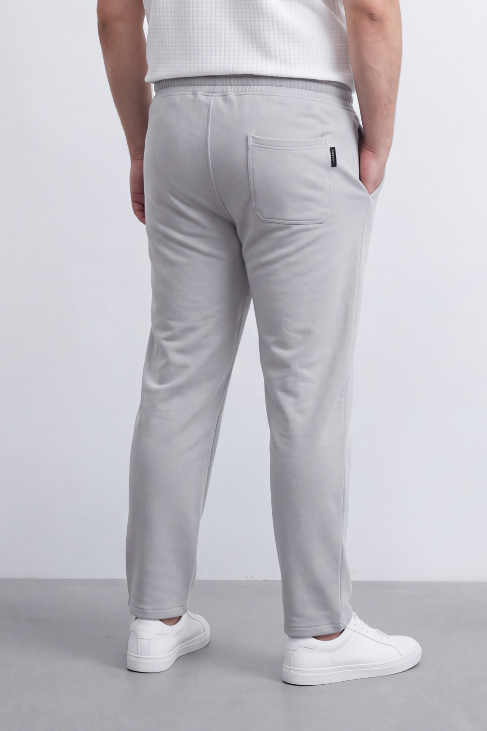 Men's Tomato Store Winter Sweatpants Soft Fleece Fabric Contrast Drawstring Waist Big Size