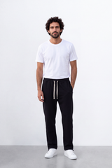 Men's Tomato Store Winter Sweatpants Soft Fleece Fabric Contrast Drawstring Waist Oversize