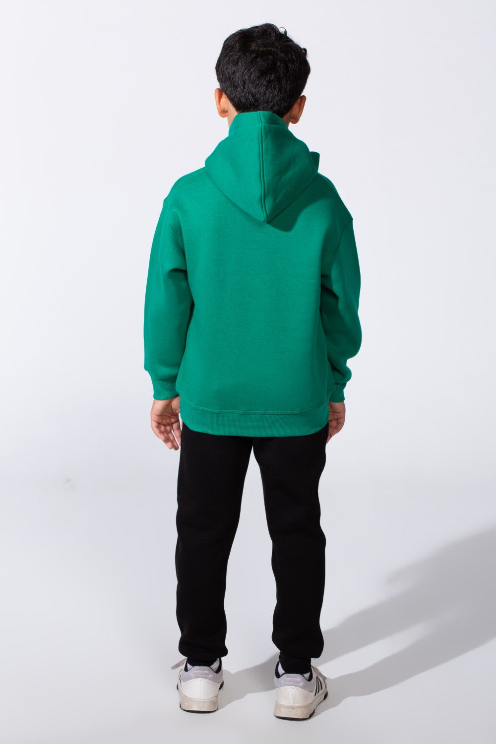 Boy's Slim Fit Front Printed Long Sleeve Two-Pieces Casual Wear Comfortable Outfit Set