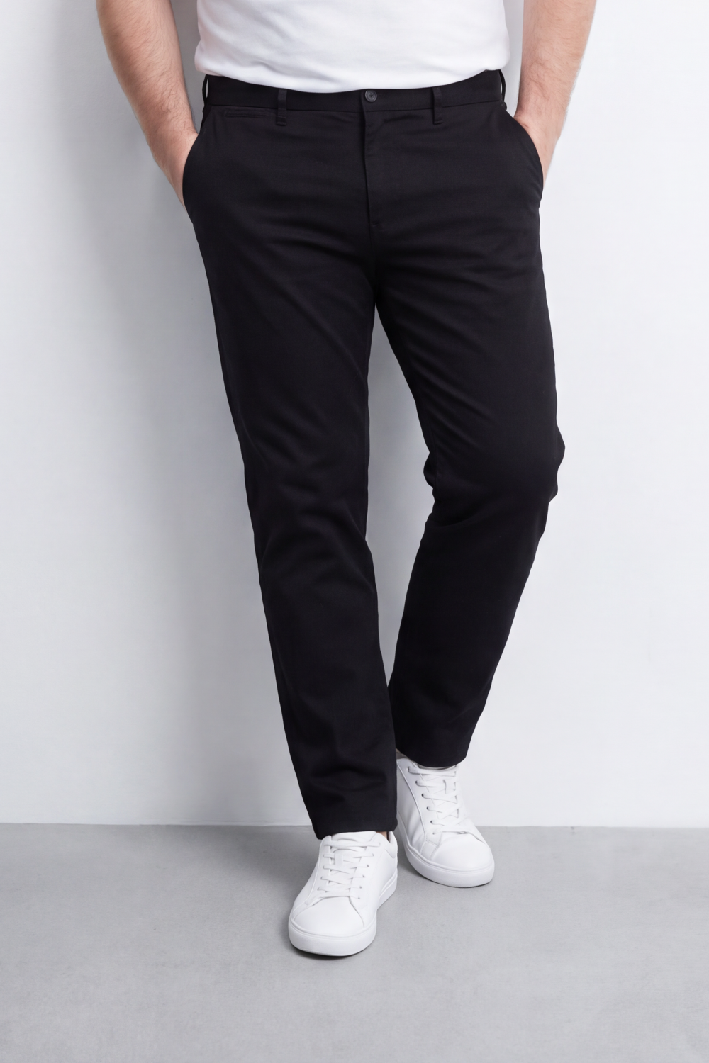 Men's Tomato Store Gabarden Pants Clean Tailored Waist Side Pocket Detail Big Size