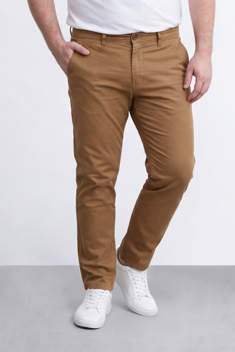 Men's Tomato Store Gabarden Pants Clean Tailored Waist Side Pocket Detail Big Size